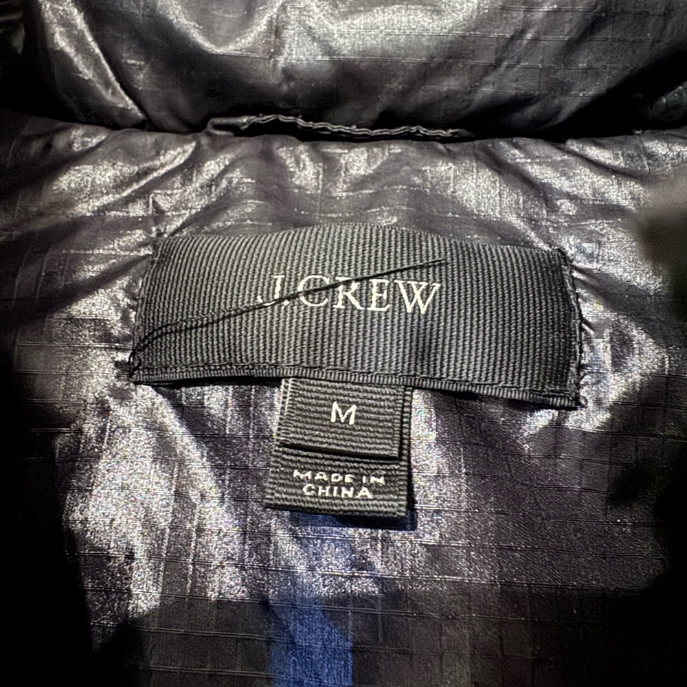 J. Crew shiny puffer vest - Picture 2 of 5